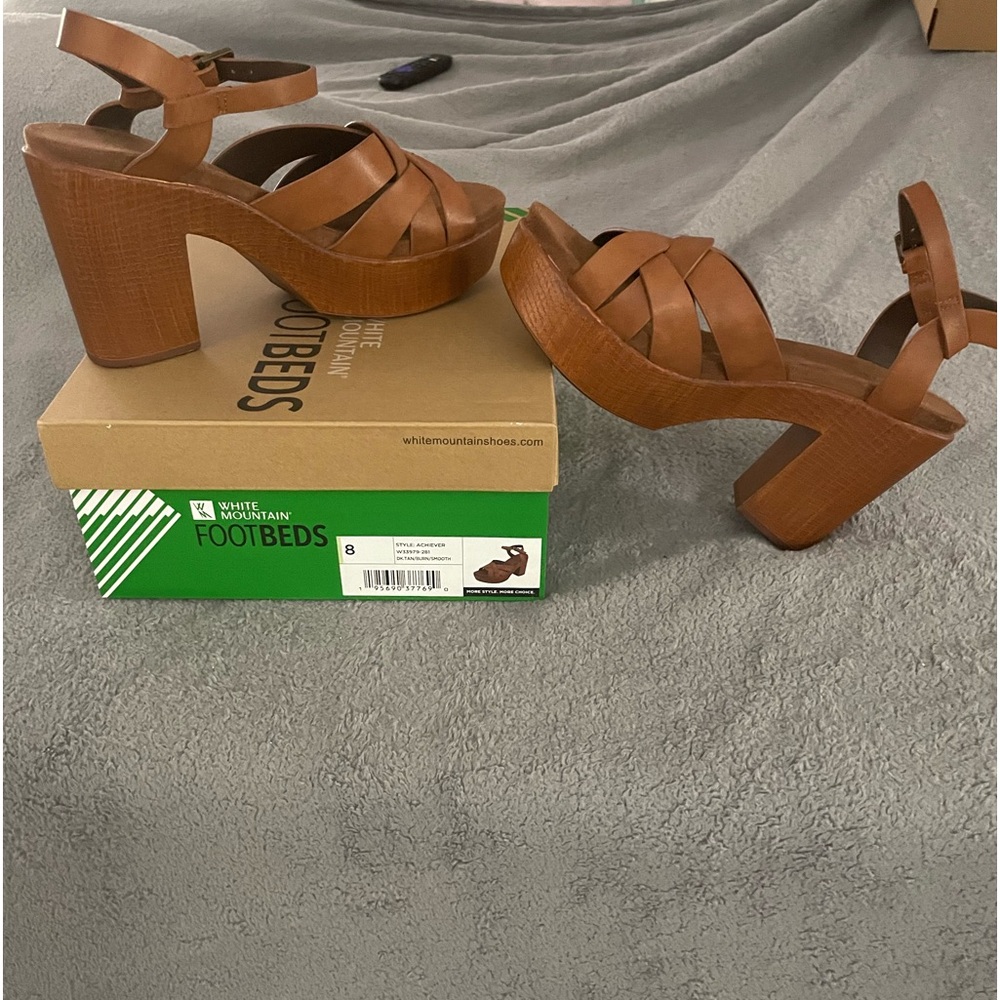 White Mountain Style Achiever Color Dark Brown/Burn/Smooth Sz 8 Gently Used